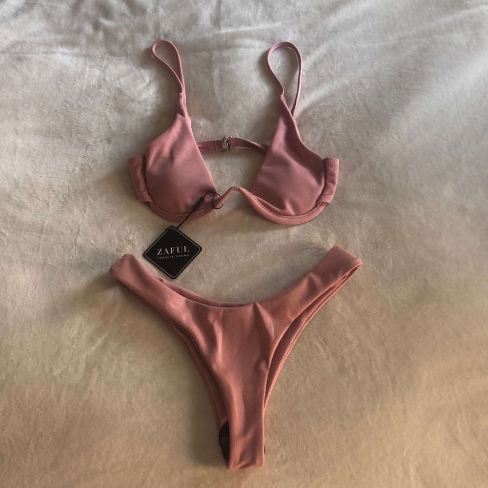 Pink bikini